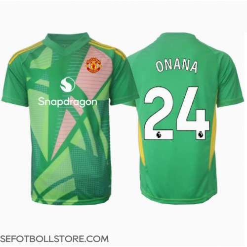 Manchester United Andre Onana #24 Målvakt Replika Tredje Tröja 2024-25 Kortärmad